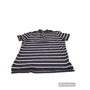 Polo Ralph Lauren Striped Polo Shirt 2XL/XXL Mens Navy White Preppy‎ Nautical
